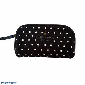 Kate Spade-New York-Polka Dot-Cosmetic Bag